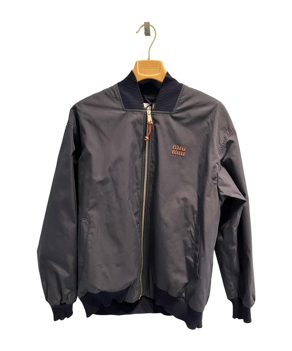 Miu Miu Zip-Up Bomber Jacket