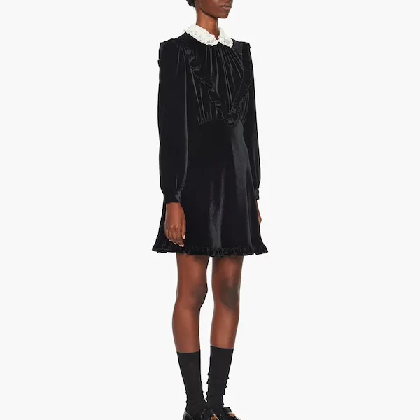 Velvet Minidress