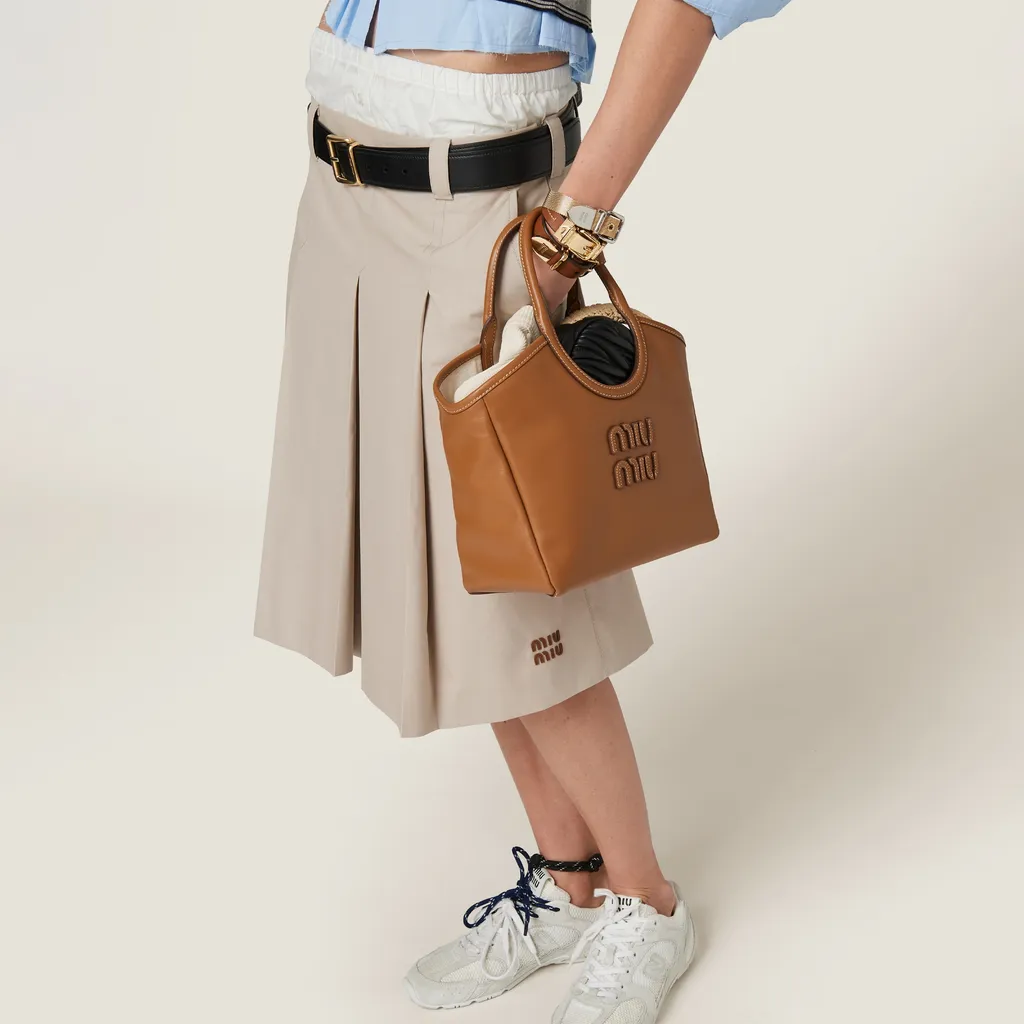 Miu Miu Pleated Midi Skirt