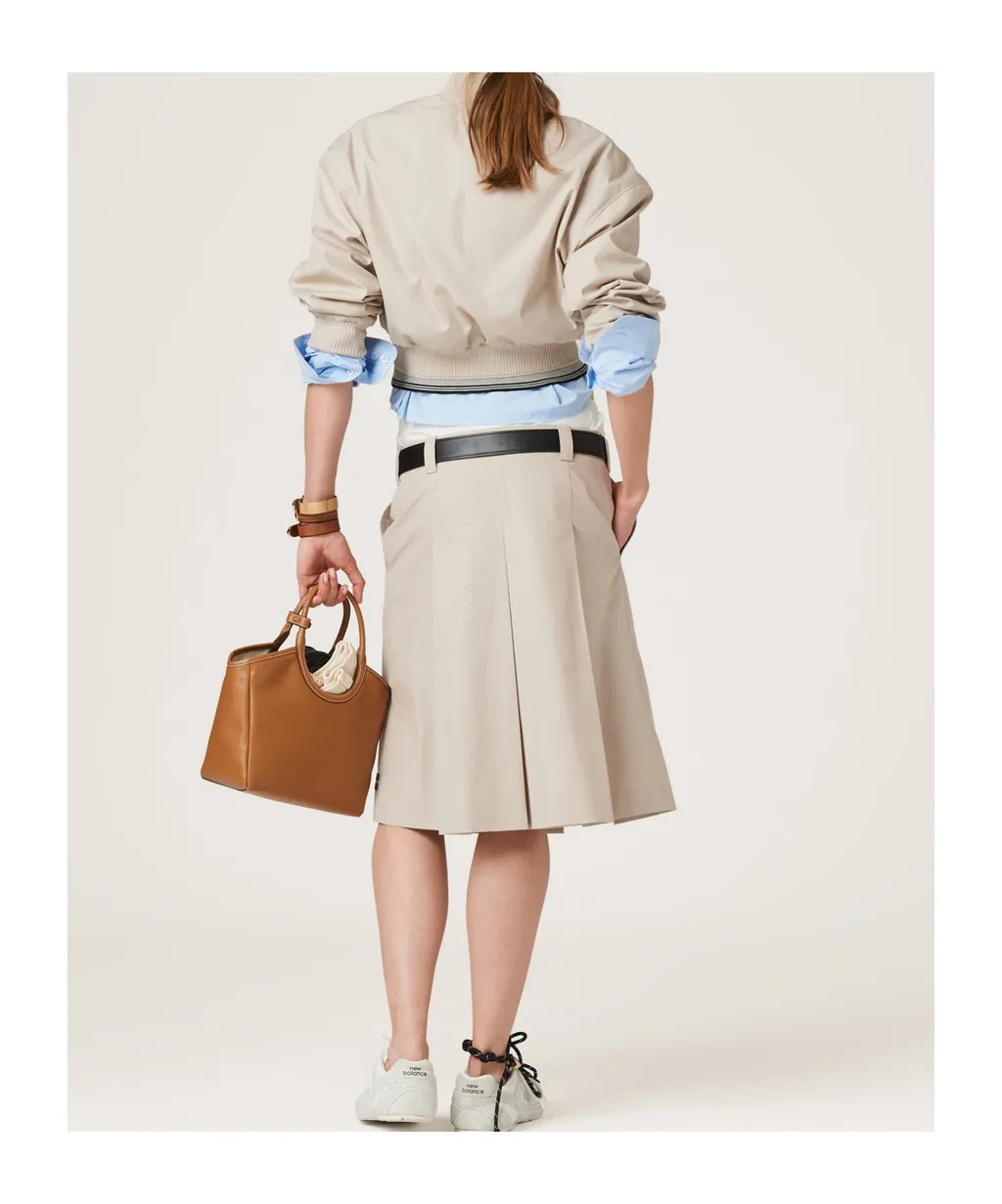 Miu Miu Pleated Midi Skirt