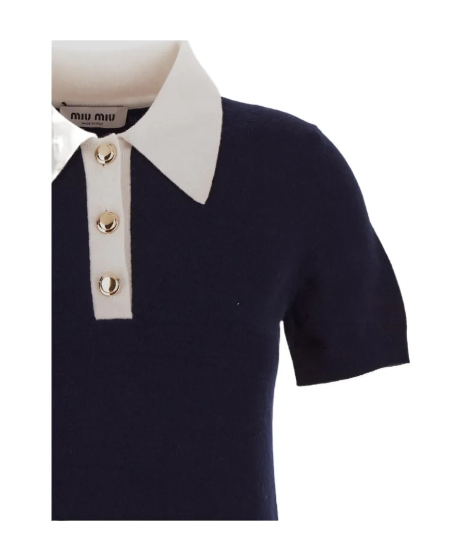 Knitted Short-Sleeved Dress