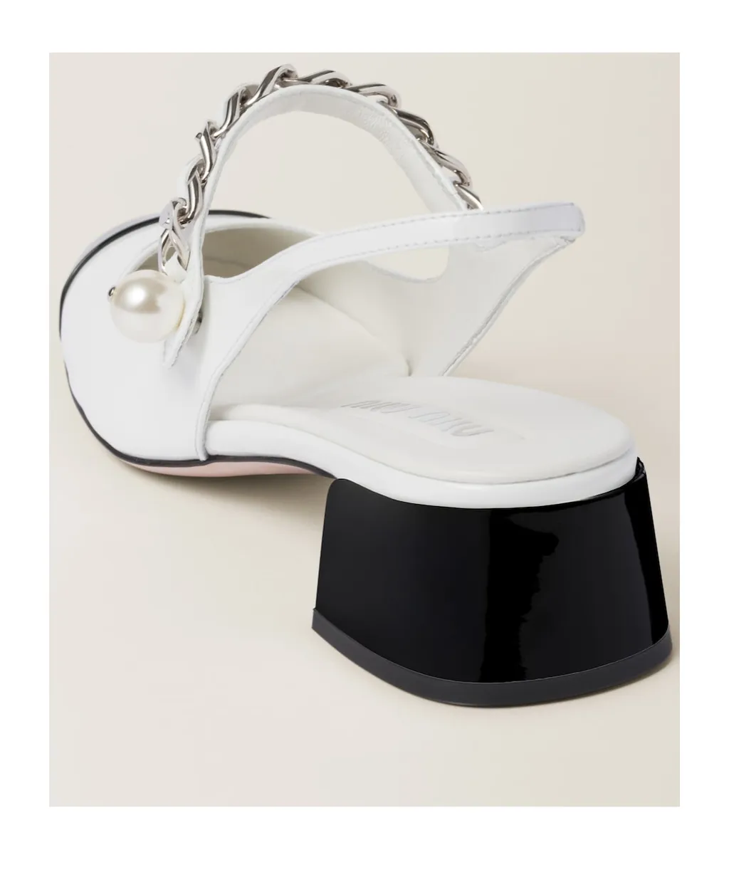 Two-Toned Chain-Linked Pumps