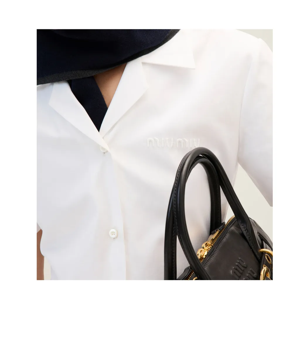 Poplin And Jersey Dress