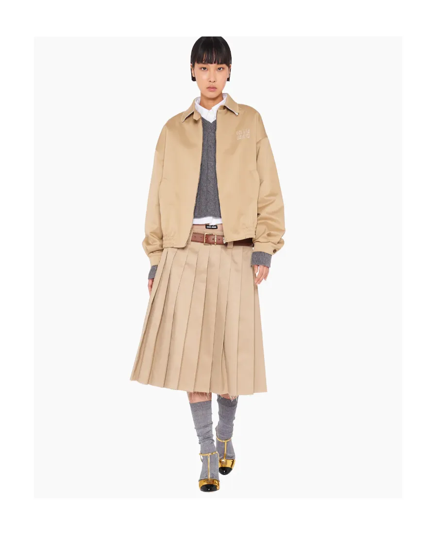 Oversized Chino Blouson Jacket