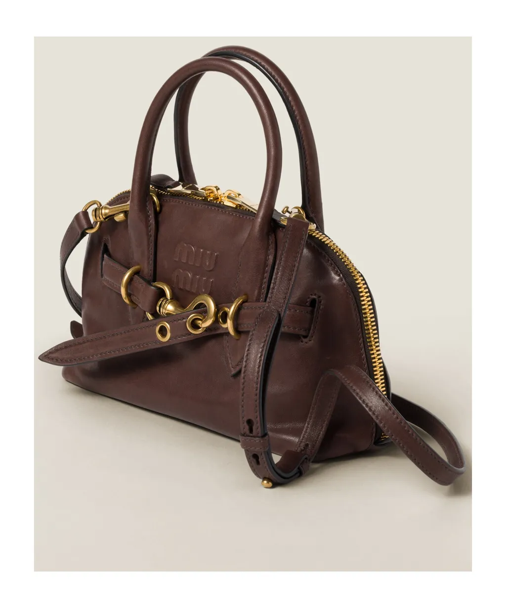 Aventure Nappa Leather Top-Handle Bag