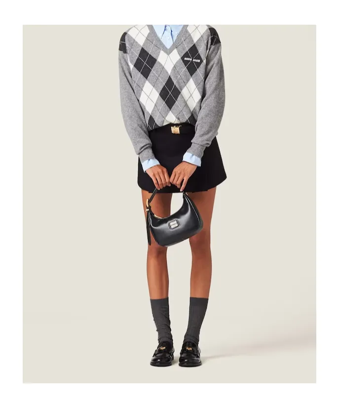Logo-Plaque Low-Rise Mini Skirt