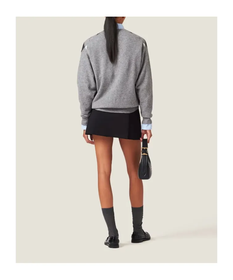 Logo-Plaque Low-Rise Mini Skirt