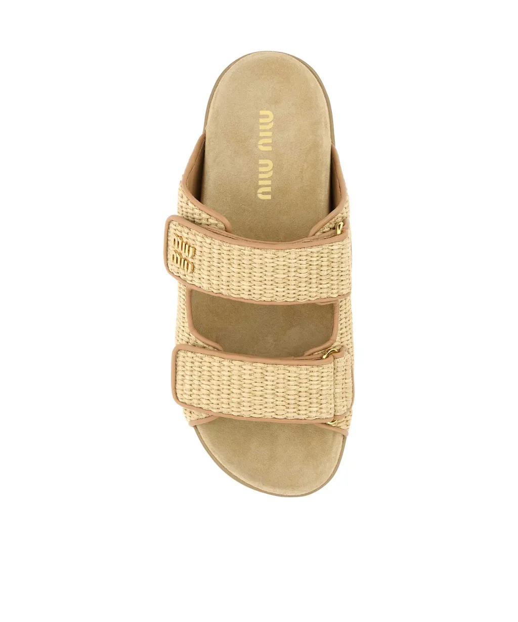 Touch-Strap Slip-On Sandals