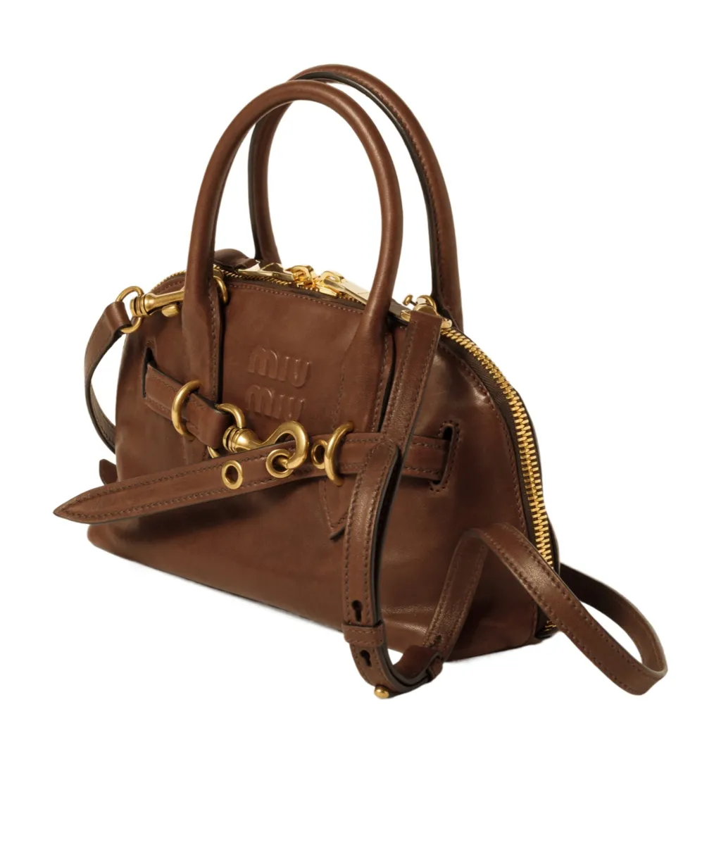 Aventure Nappa Leather Top-Handle Bag