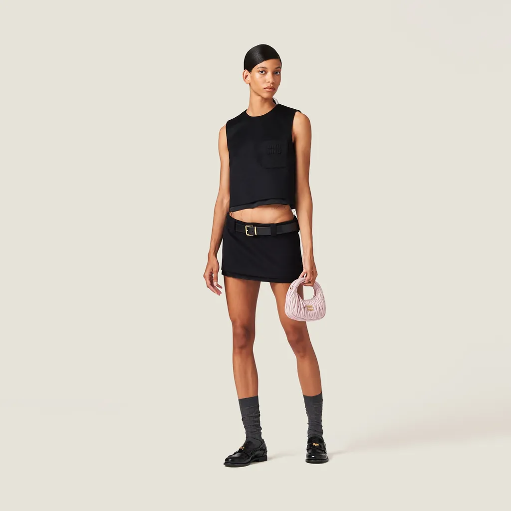 Logo-Detailed Mini Skirt