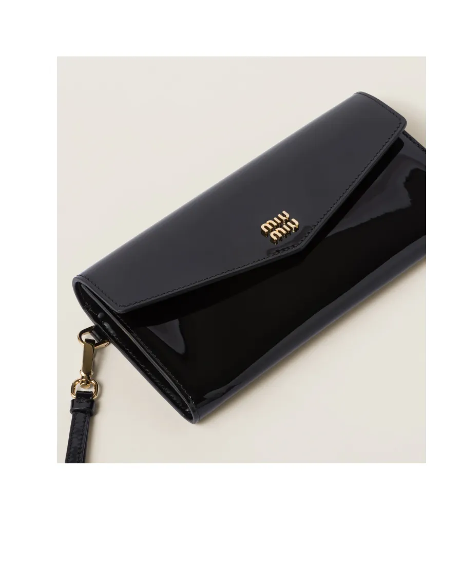 Patent Leather Card Holder
