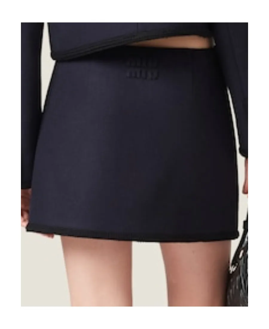 Zipped Mini Skirt