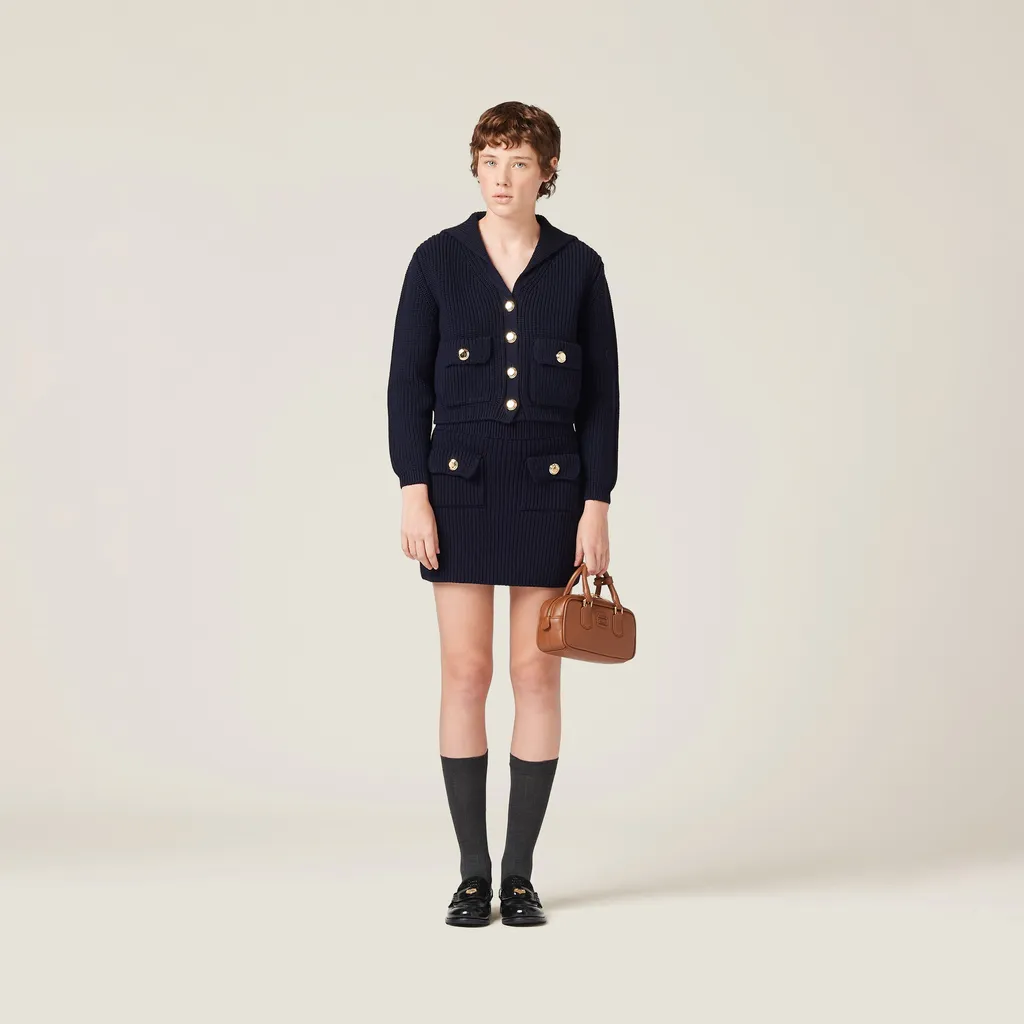 Wool Miniskirt