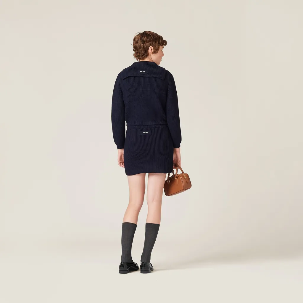 Wool Miniskirt