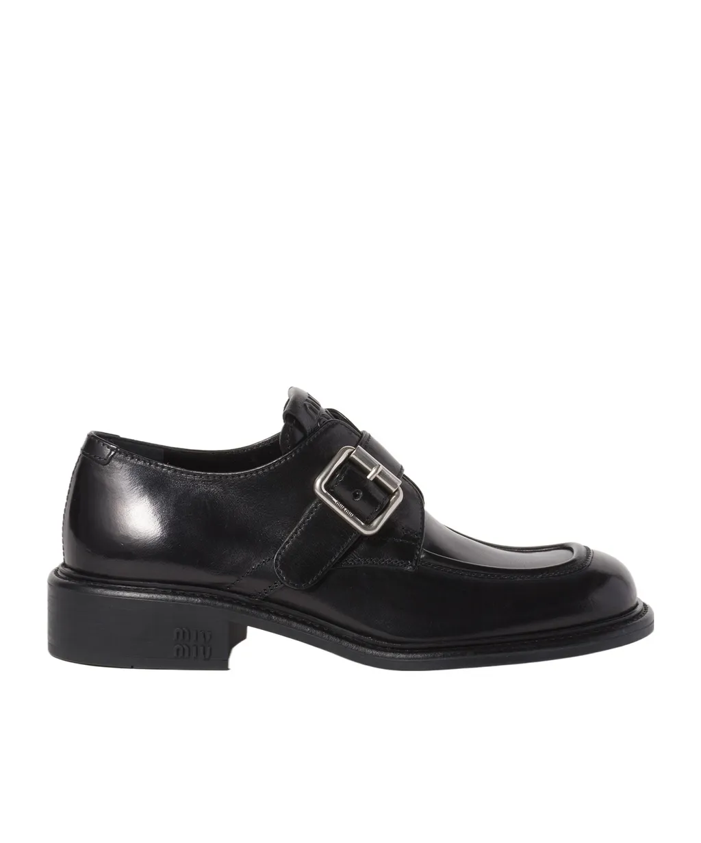 Leather Shoes With Buckle