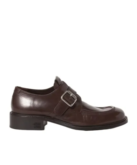 Leather Shoes With Buckle