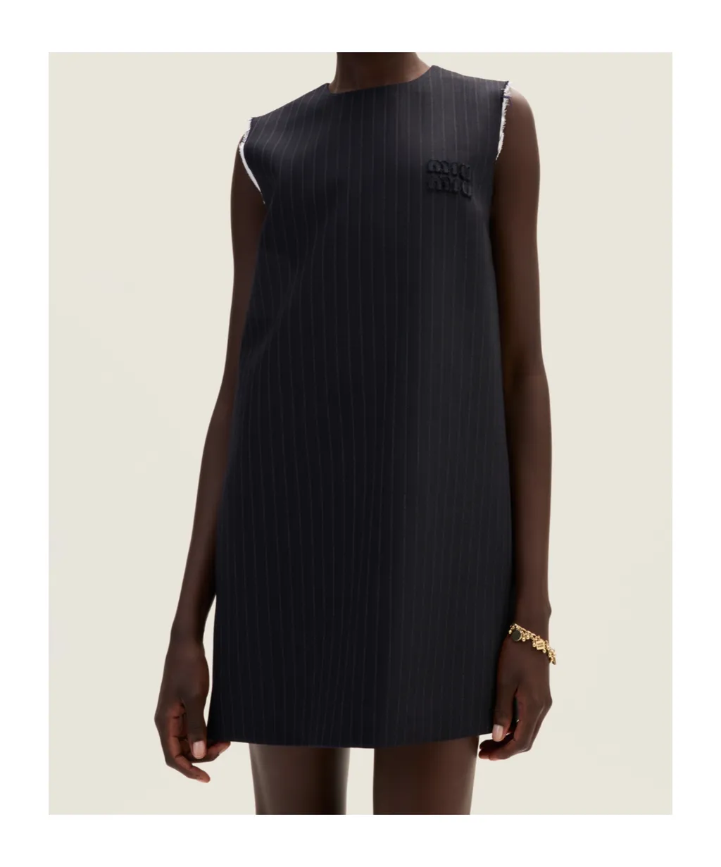 Pinstriped Dress