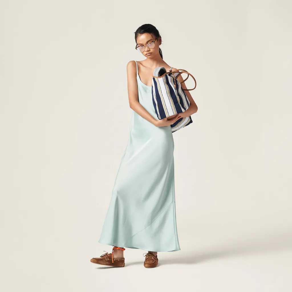 Long Silk Dress