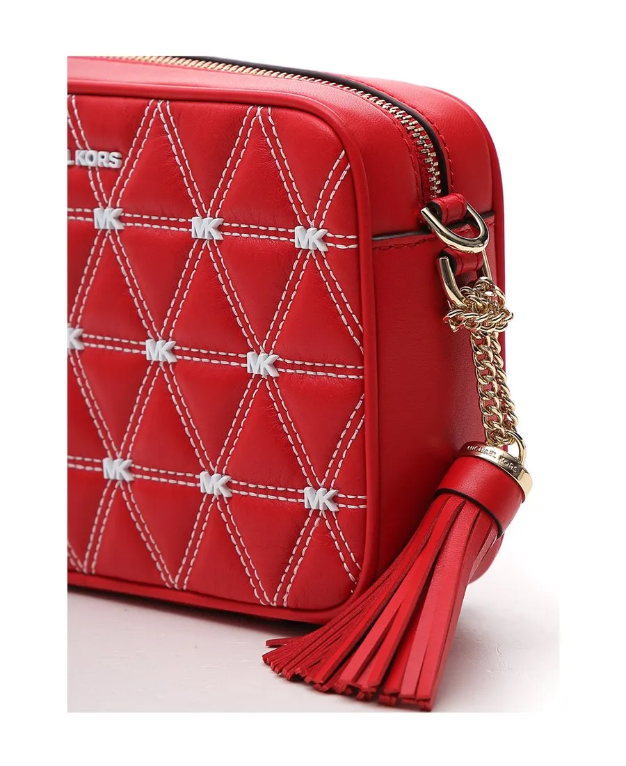 Logo Quilted Shoulder Bag