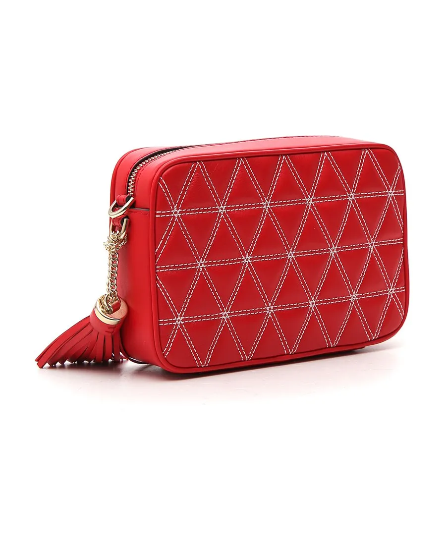 Logo Quilted Shoulder Bag