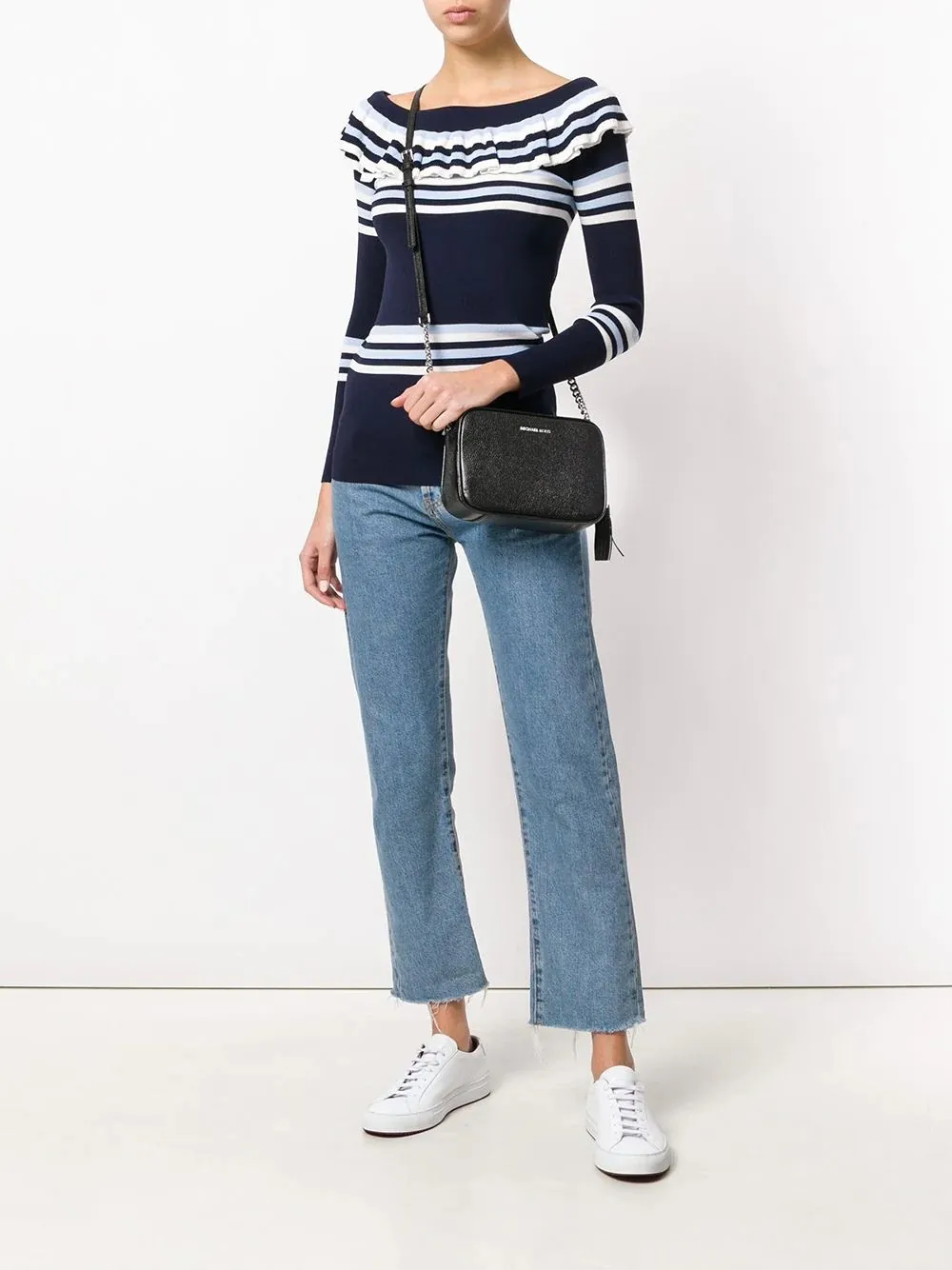 Ginny Logo Plaque Crossbody Bag