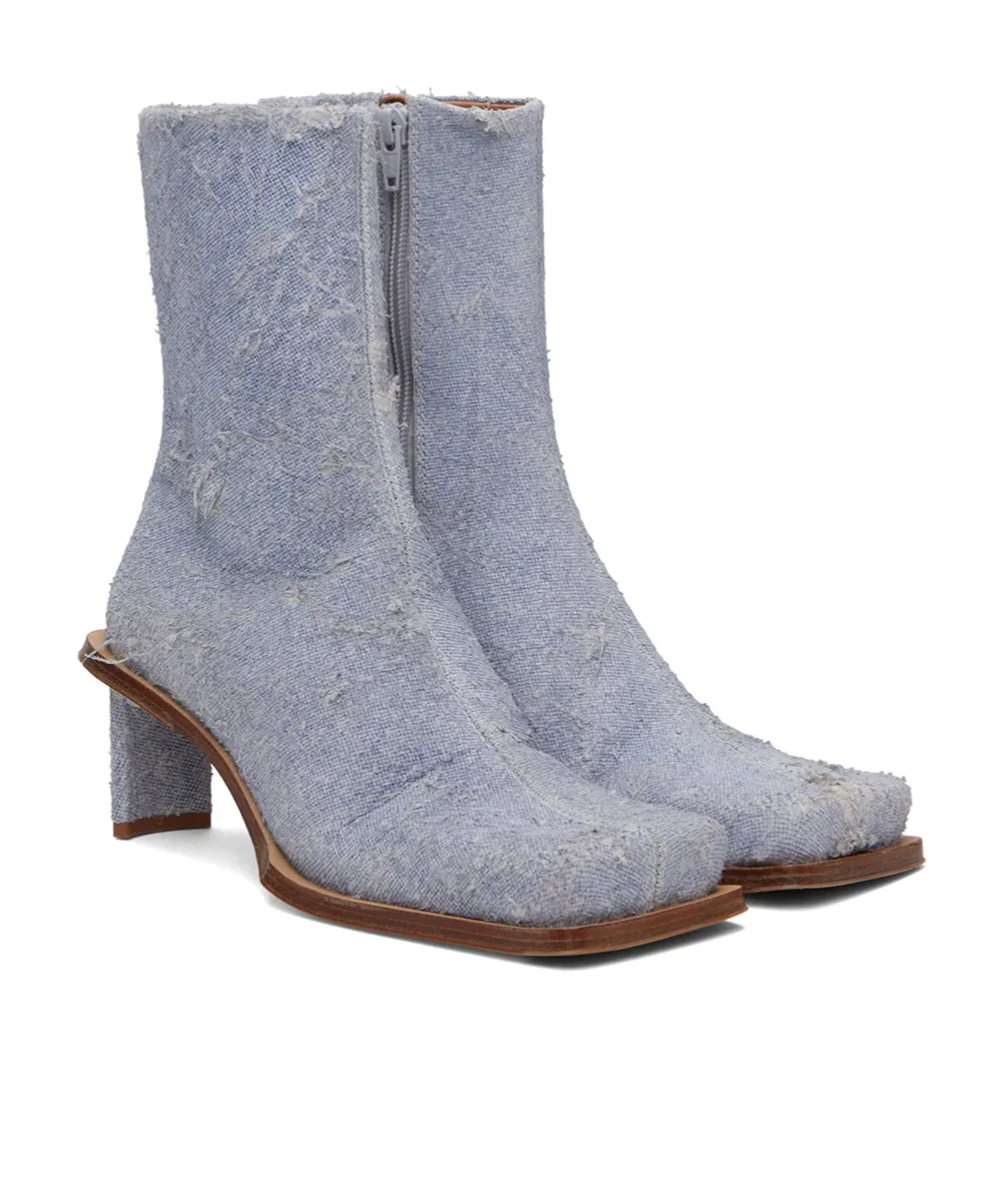 Brenda Zipper Short Boots