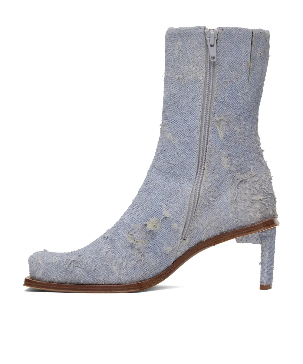Brenda Zipper Short Boots