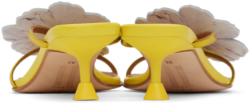 Square-Headed High-Heeled Sandals