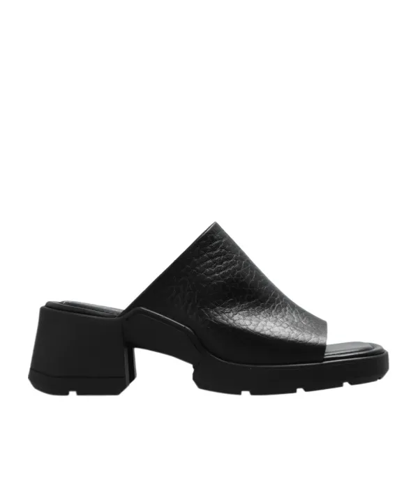 Block-Heel Open-Toe Slides