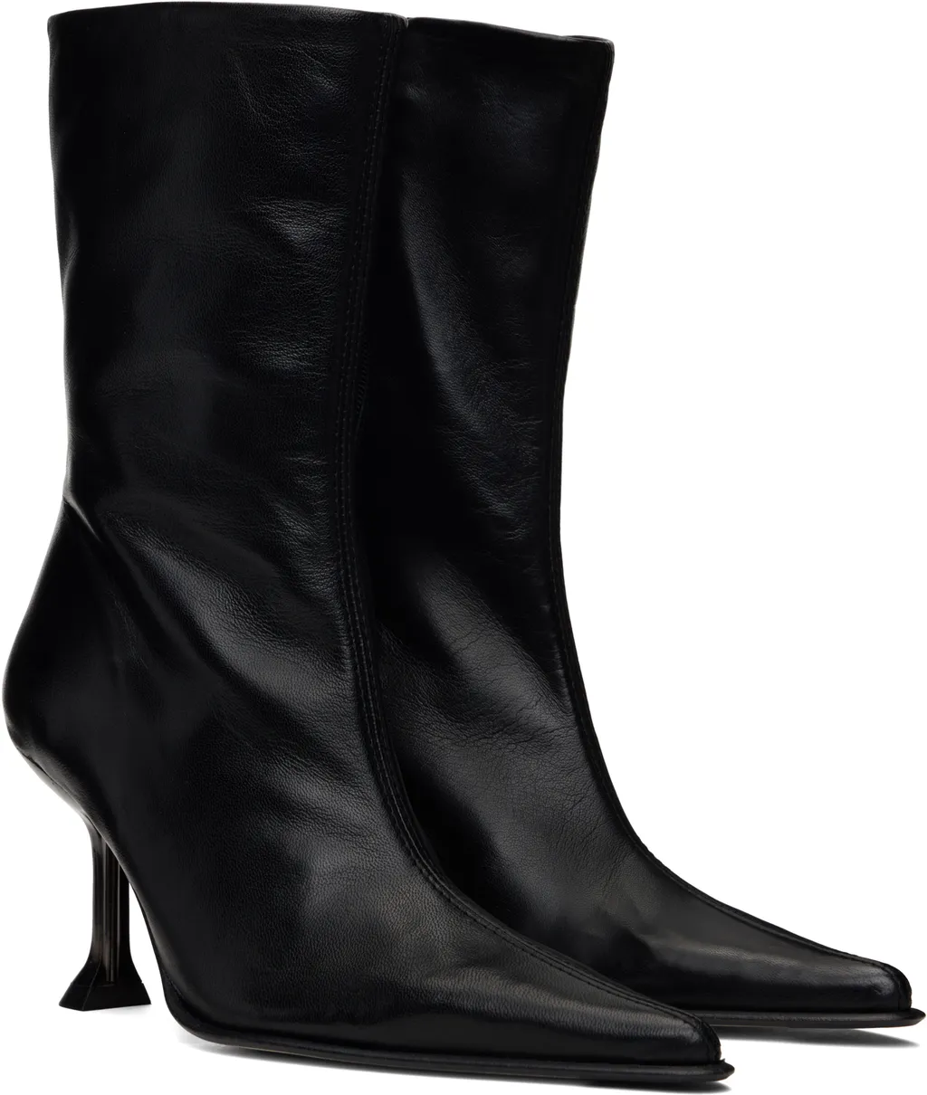 70Mm Leather Boots