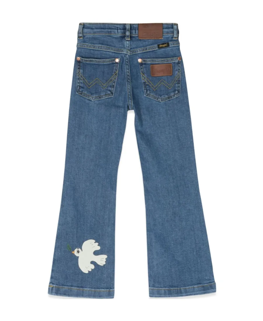 Dove Logo Patch Jeans