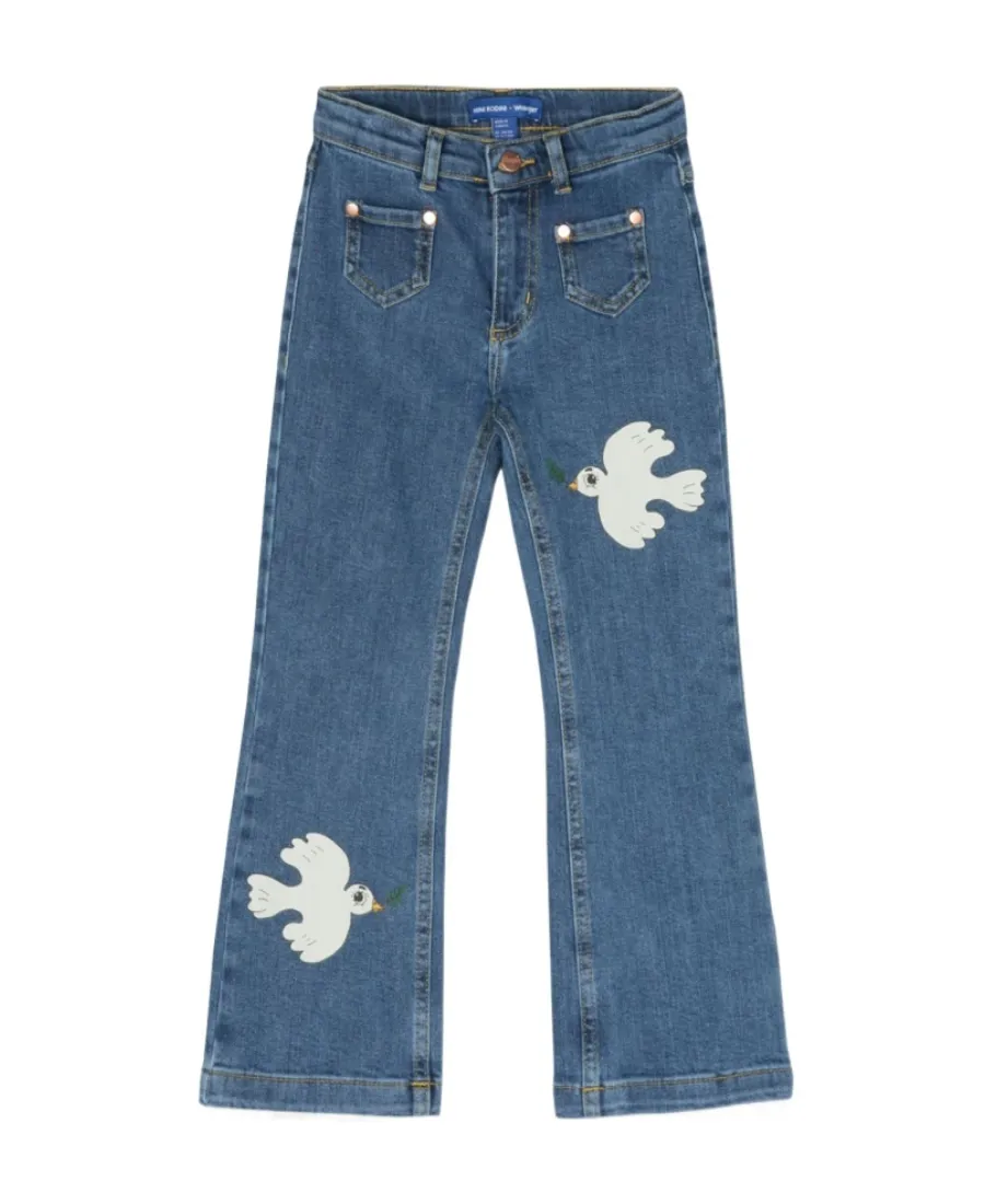 Dove Logo Patch Jeans