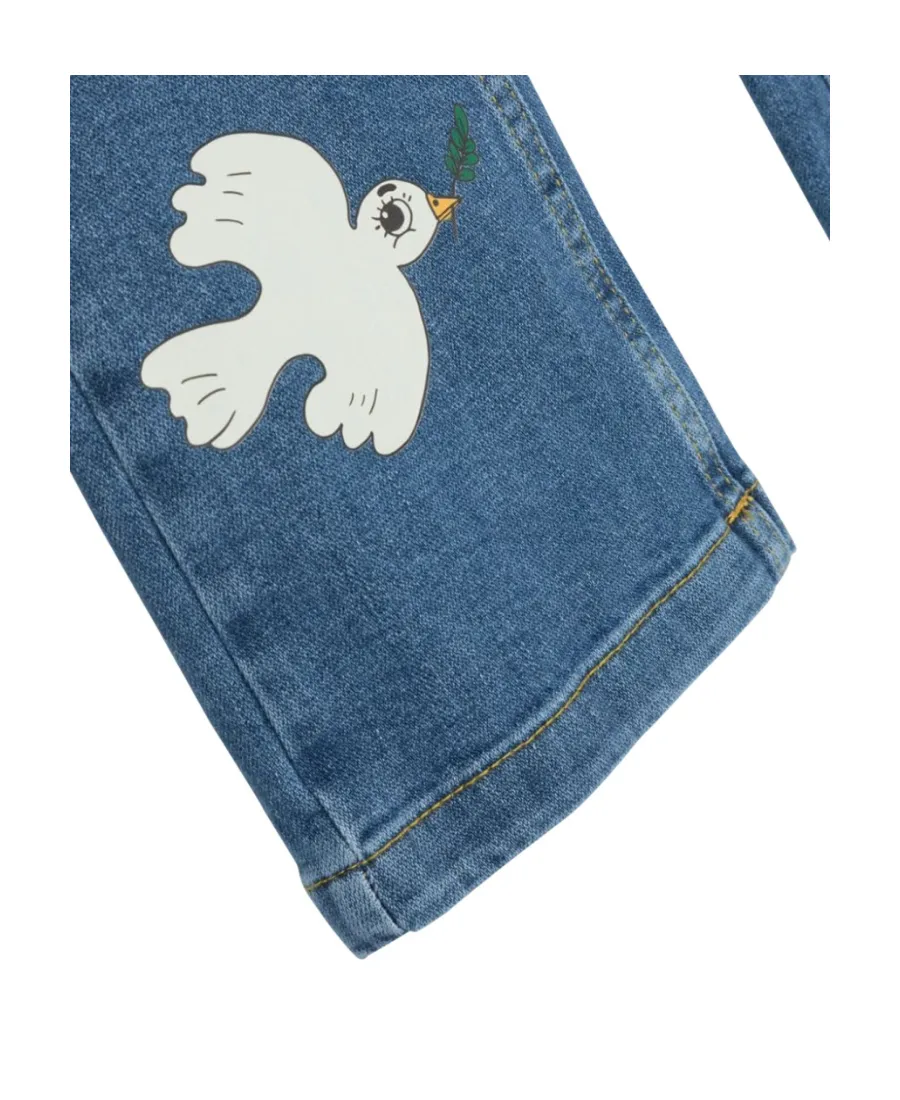 Dove Logo Patch Jeans