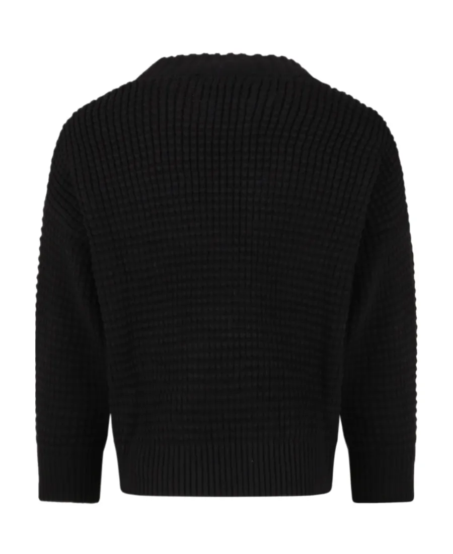 Round Collar Long Sleeve Sweater