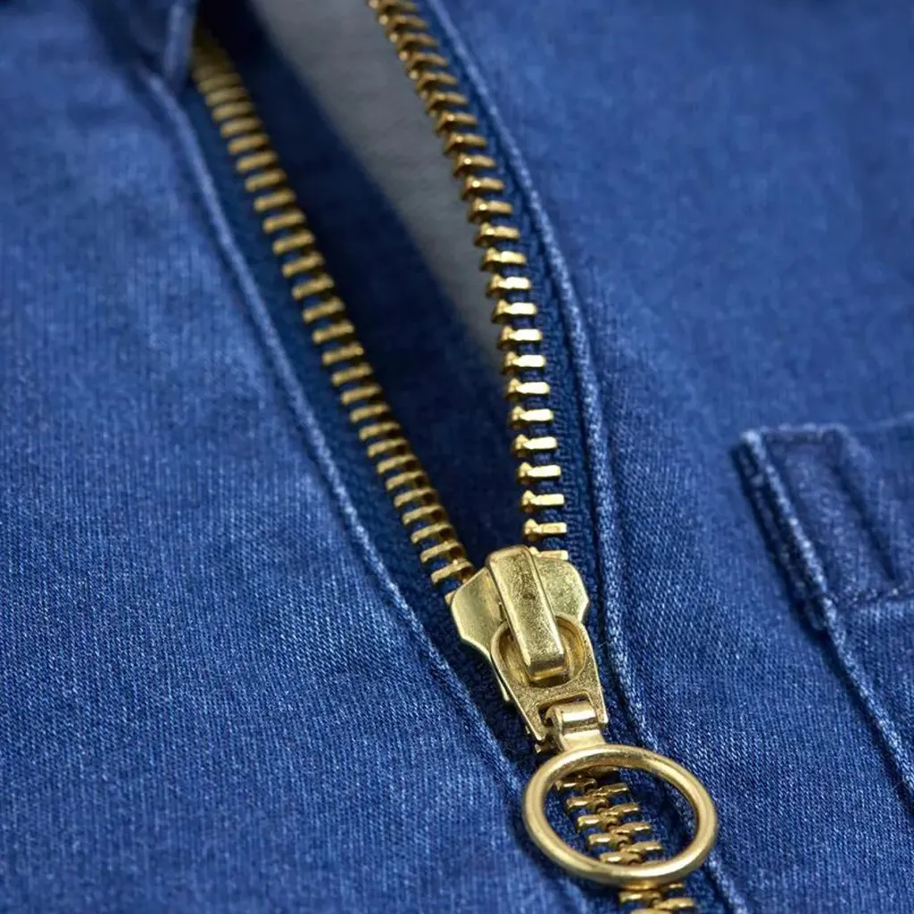 Organic Cotton Denim Jumpsuit