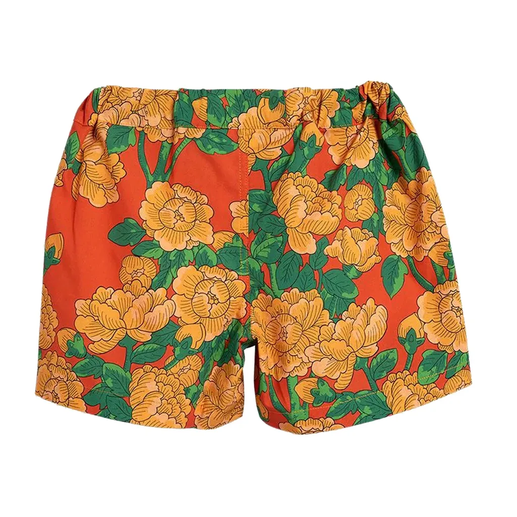 Organic Cotton Shorts With Floral Print
