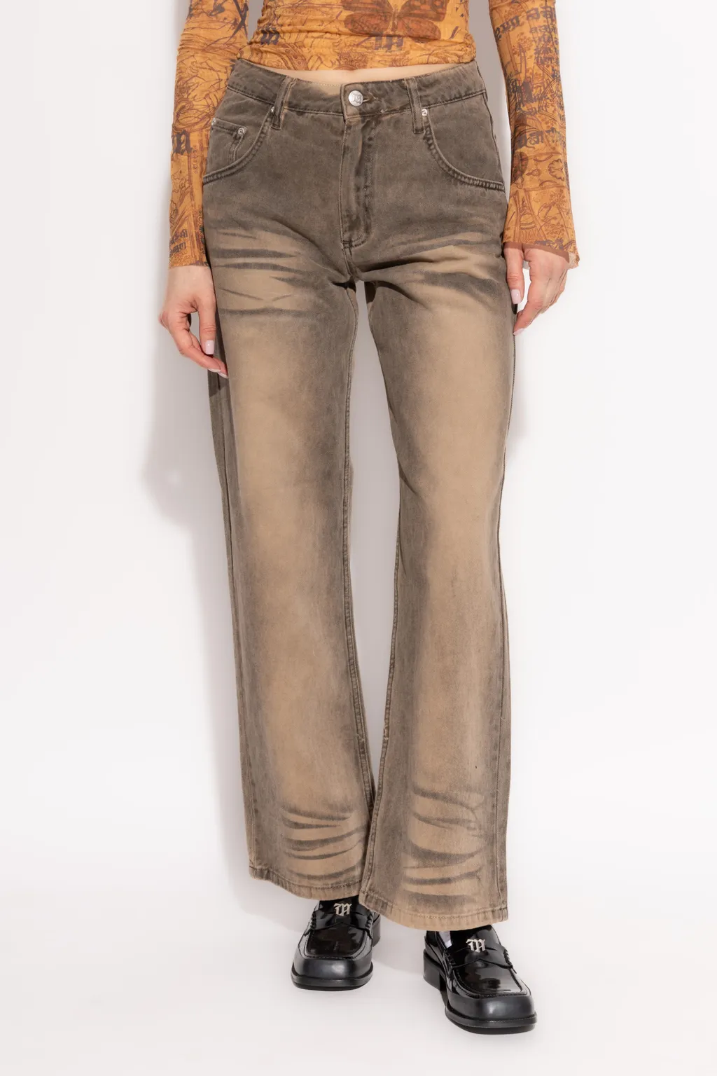 Logo-Patch Jeans