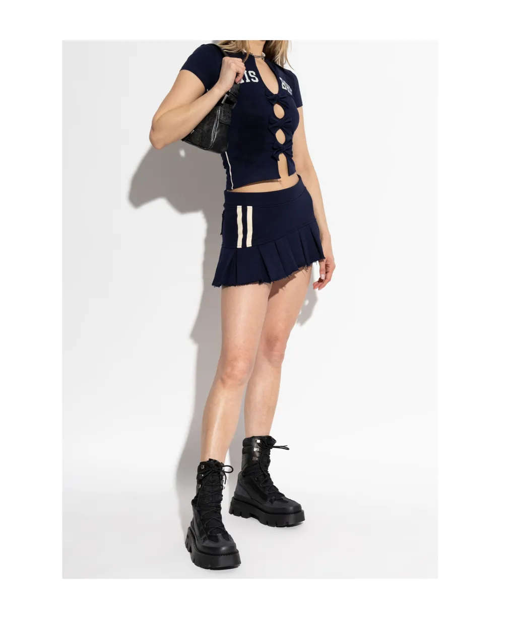 Logo-Patch Mini Skirt