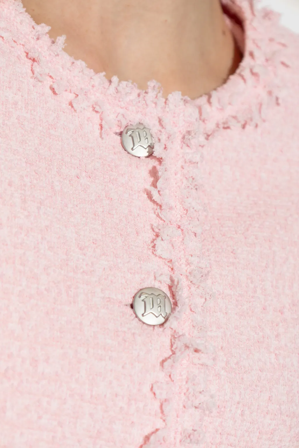 Frayed-Detailing Jacket