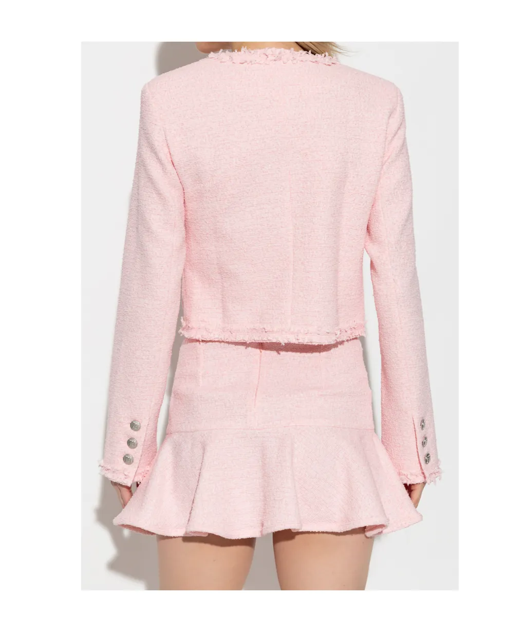 Frayed-Detailing Jacket