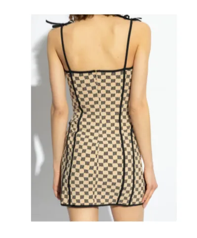 Monogram-Print Mini Dress