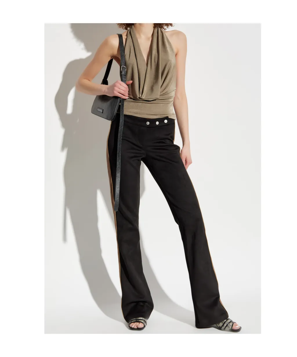 Draped-Detail Blouse