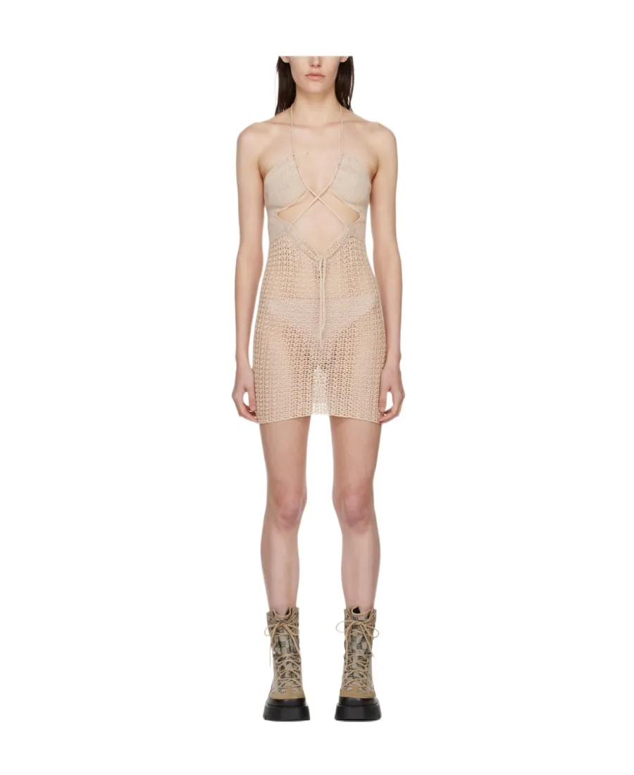 Hollow Knit Dress