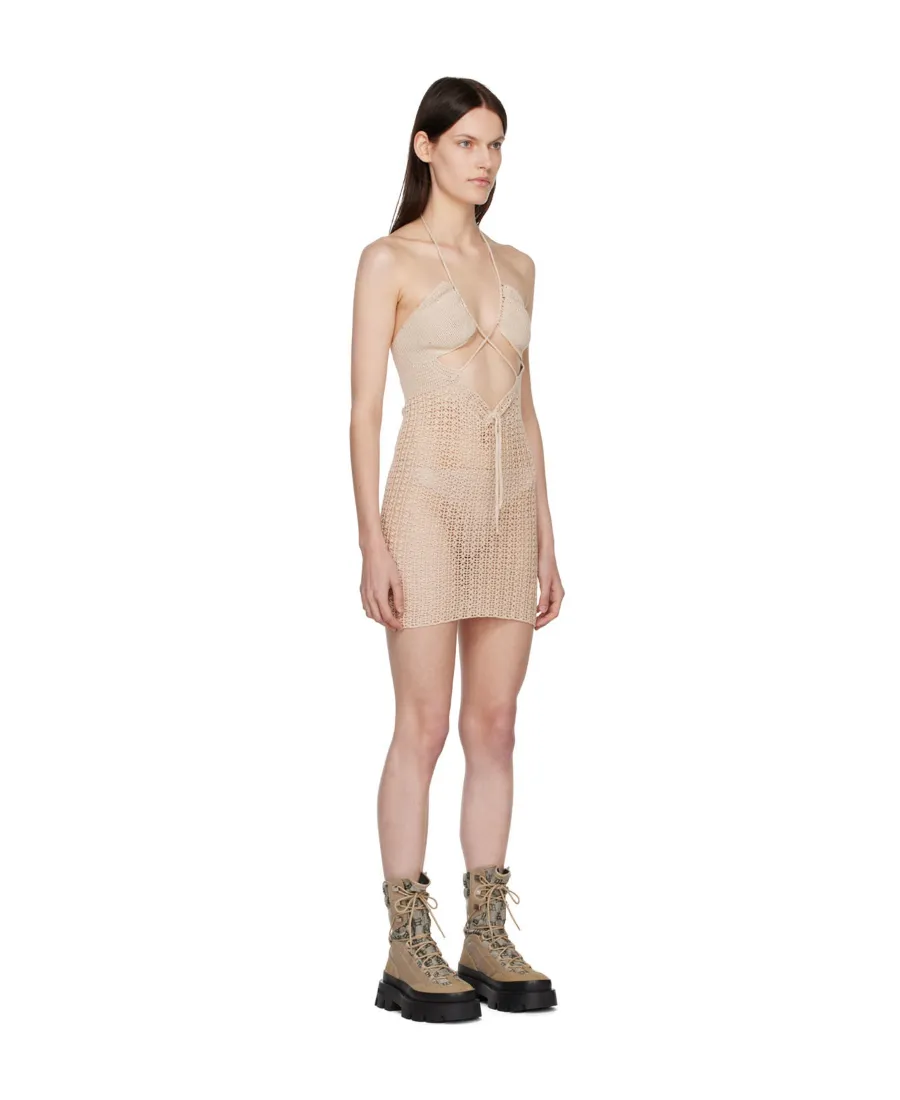 Hollow Knit Dress