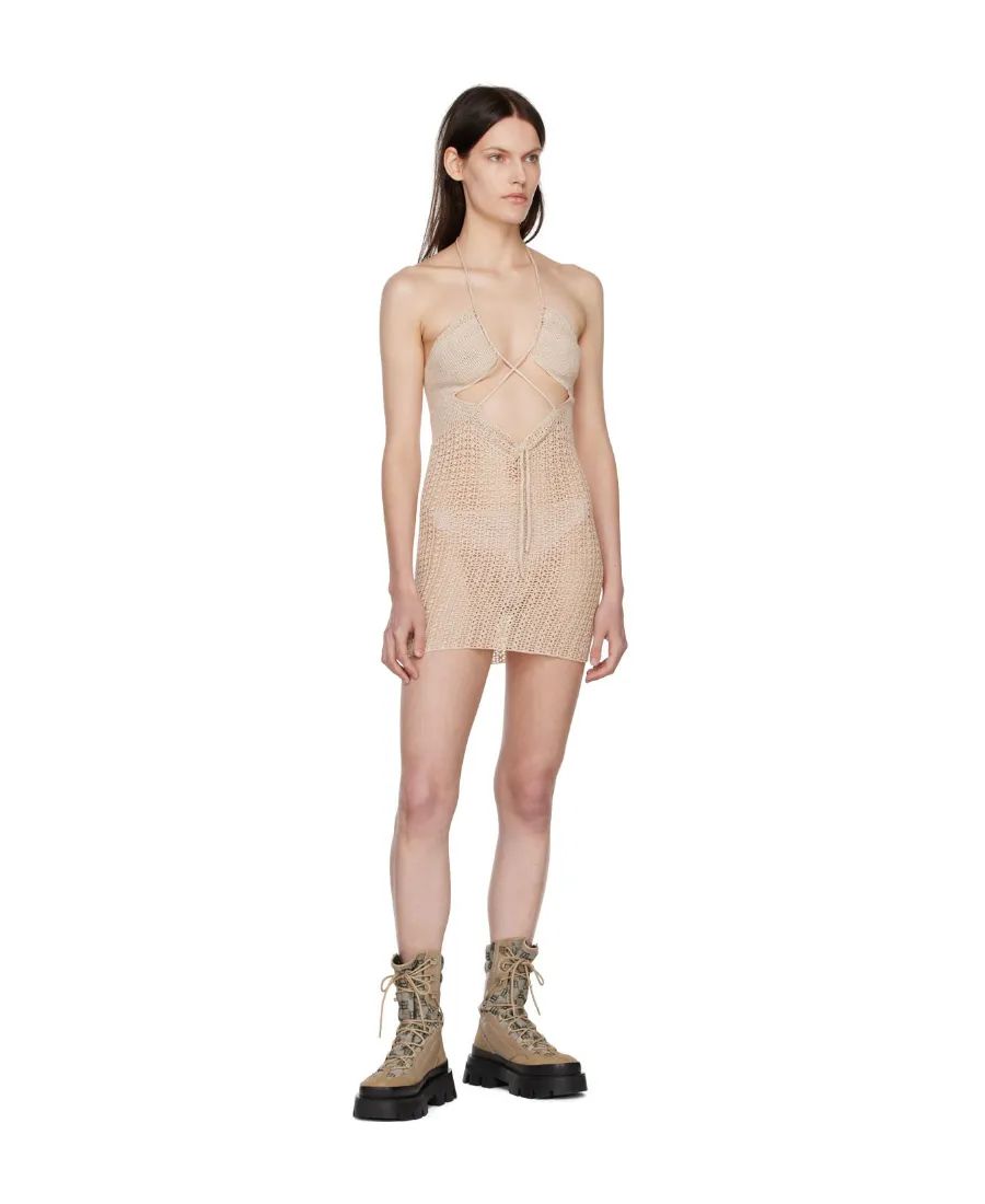 Hollow Knit Dress