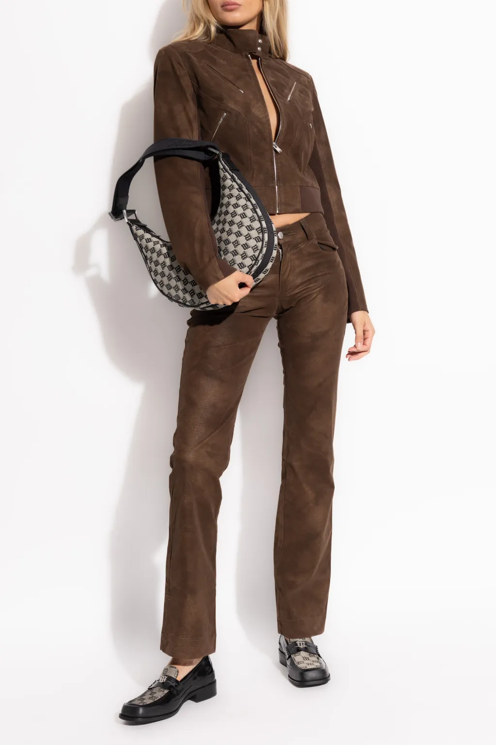 Logo-Plaque Tapered Trousers