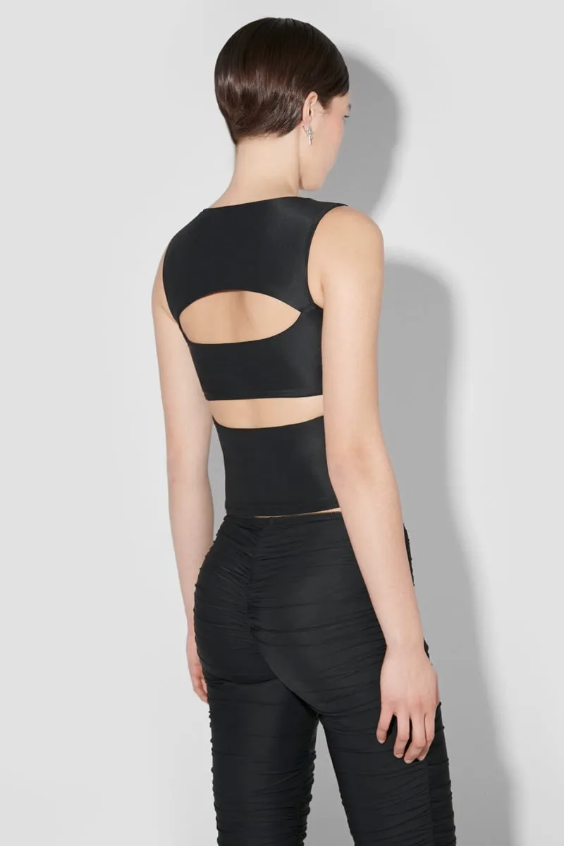 Cut-Out Sleeveless Top