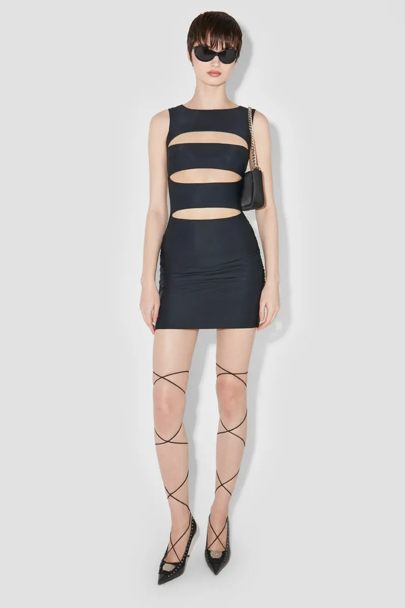 Cut-Out Mini Dress