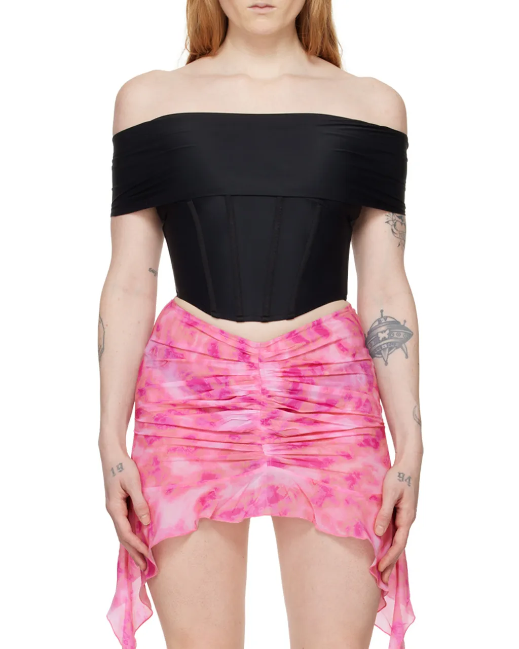 Elena Corset Off-Shoulder Blouse