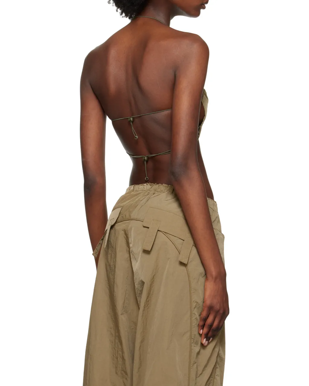 Drawstring Strap Bra Top